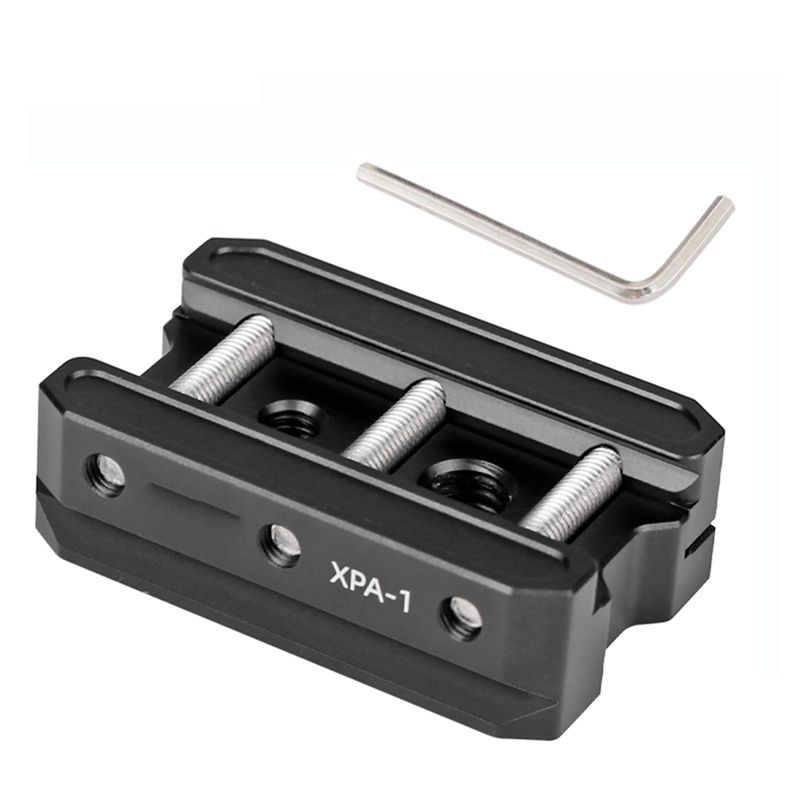 Crepe Pan Carbon - แผ่นแปลง AED6-Picatinny เป็น Arca Swiss สำหรับติดตั้งขาตั้งกล้องแบบปลดเร็ว