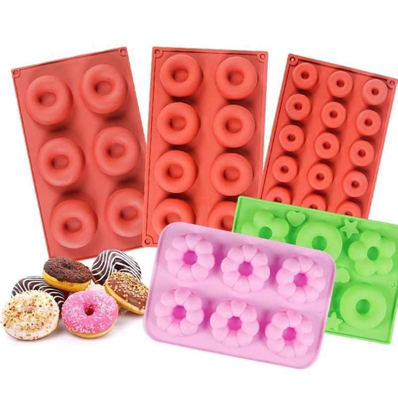 Donut Mold Silicone - ซิลิโคน Donut Maker 3D DIY Baking