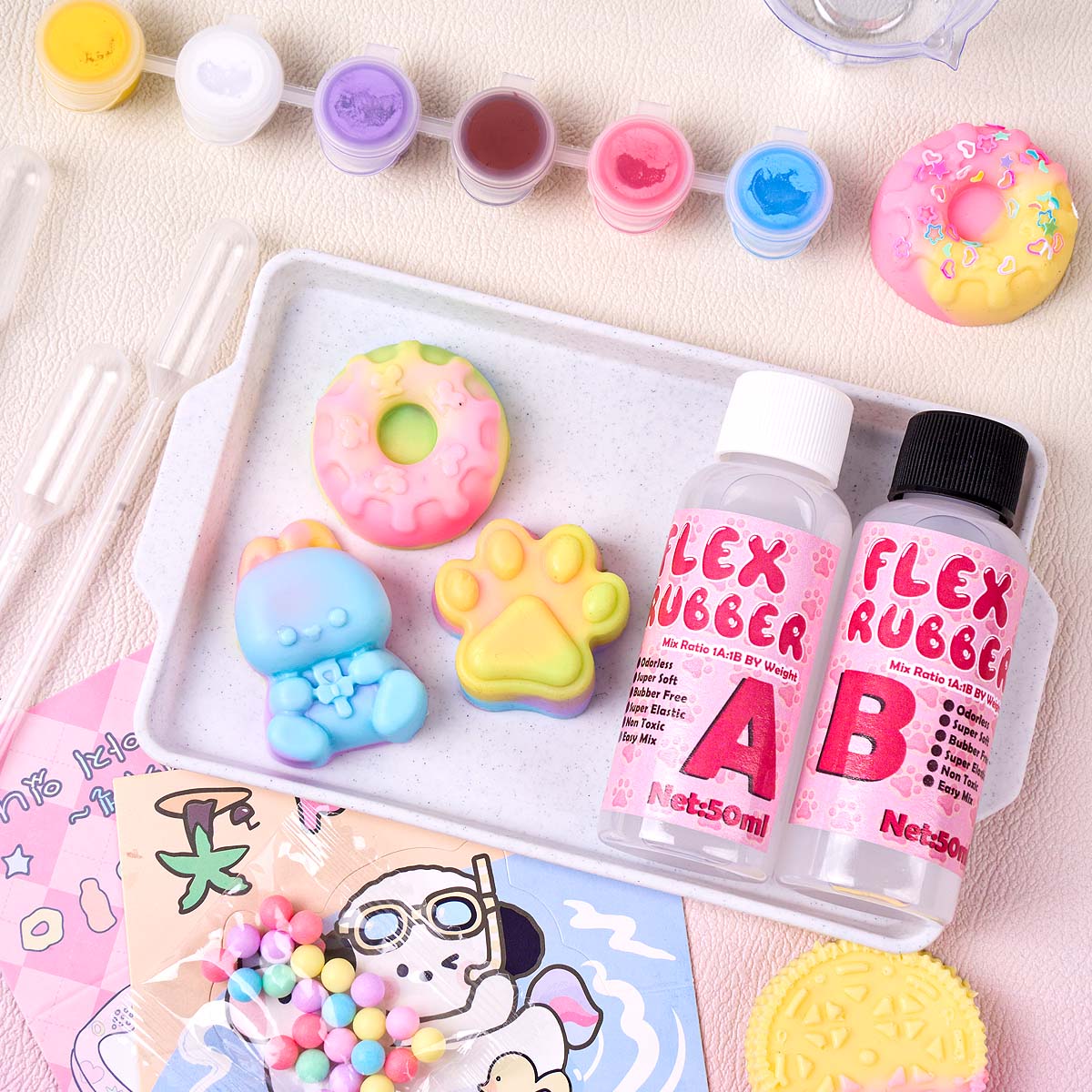 ชุดทำสควิชชี่ Taba พร้อมแม่พิม - Donut Mold Silicone บทวิจารณ์และราคา