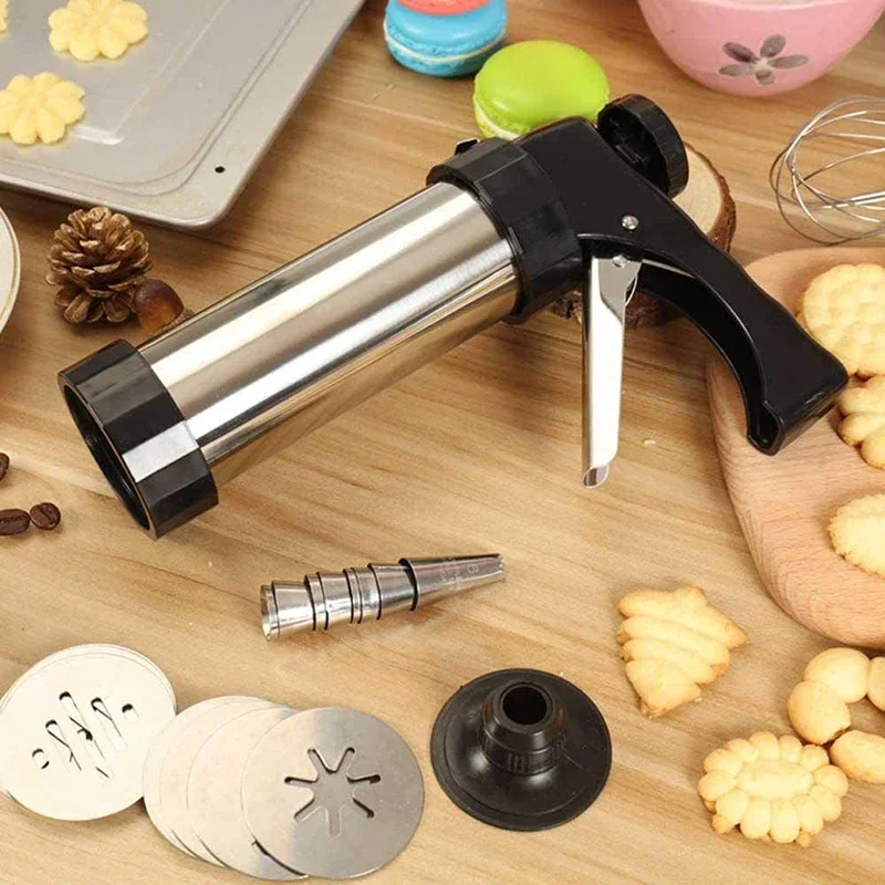 ชุดเครื่องทำคุกกี้แบบกด สเตนเล - Churros Maker Gun บทวิจารณ์และราคา
