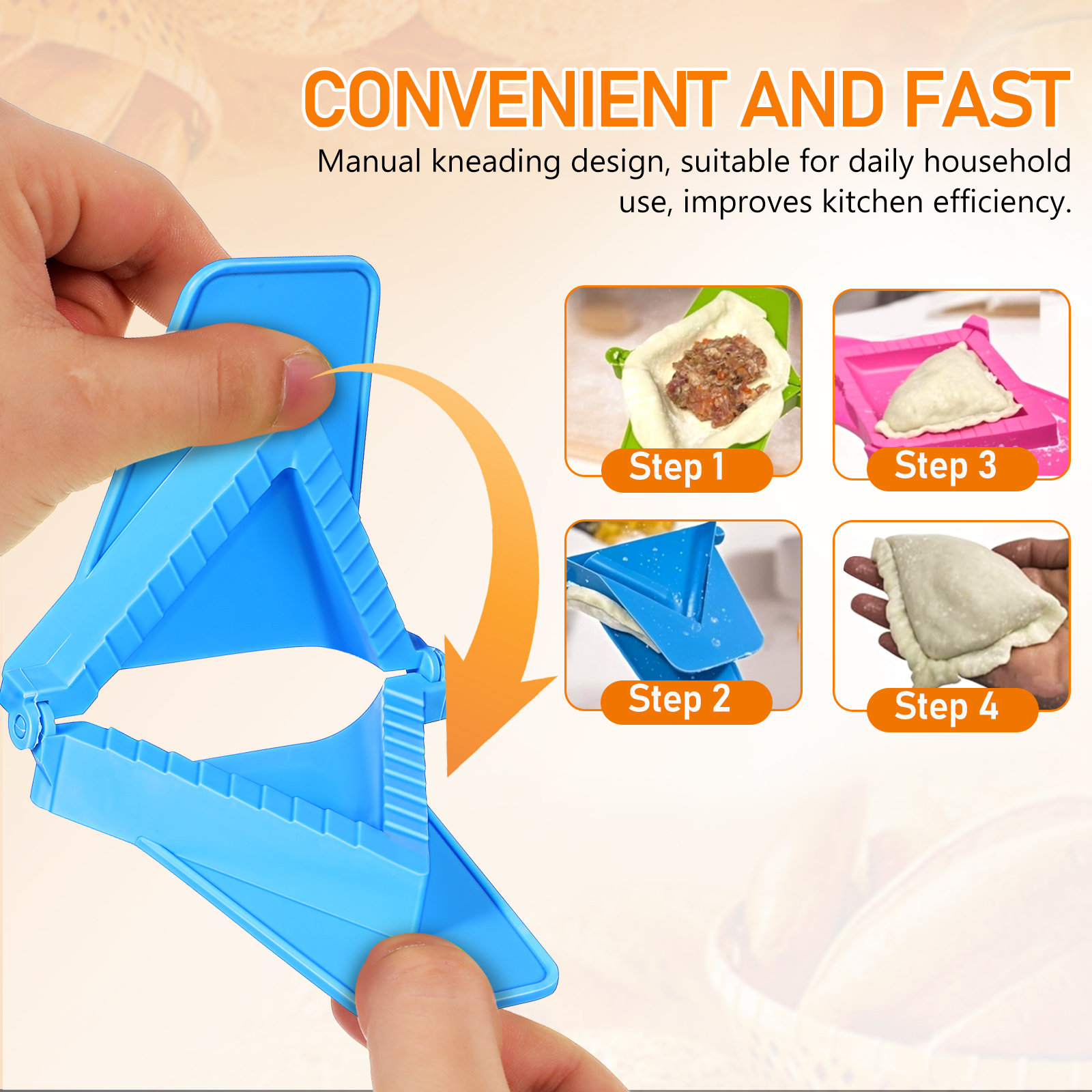 ชุดแม่พิมพ์ทำเกี๊ยวพลาสติก 3 ช - Dumpling Press Set บทวิจารณ์และราคา
