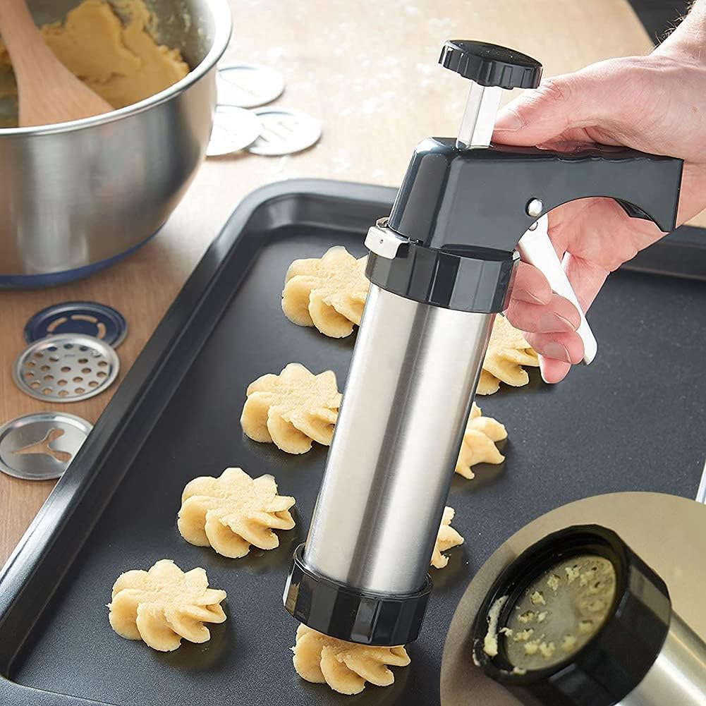 ชุดเครื่องทำคุกกี้อะลูมิเนียมอ - Churros Maker Gun บทวิจารณ์และราคา