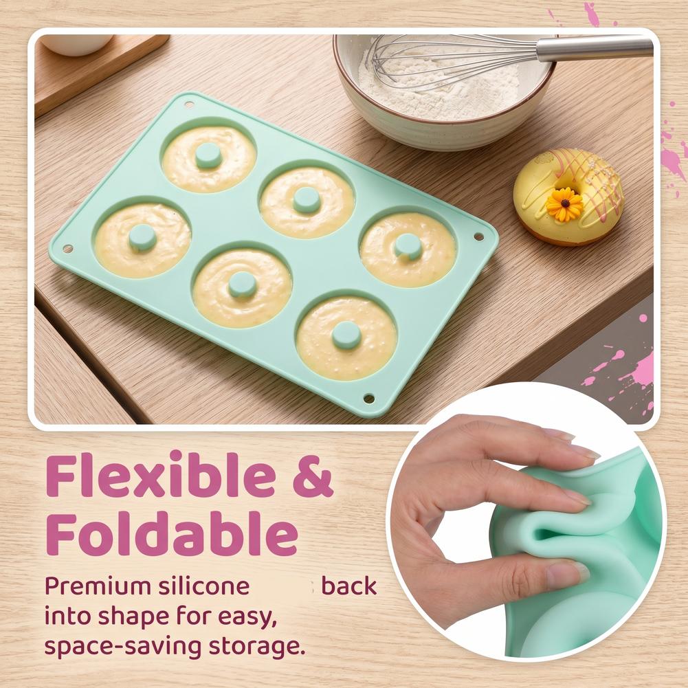แม่พิมพ์โดนัทซิลิโคน 1 ชิ้น อุ - Donut Mold Silicone บทวิจารณ์และราคา