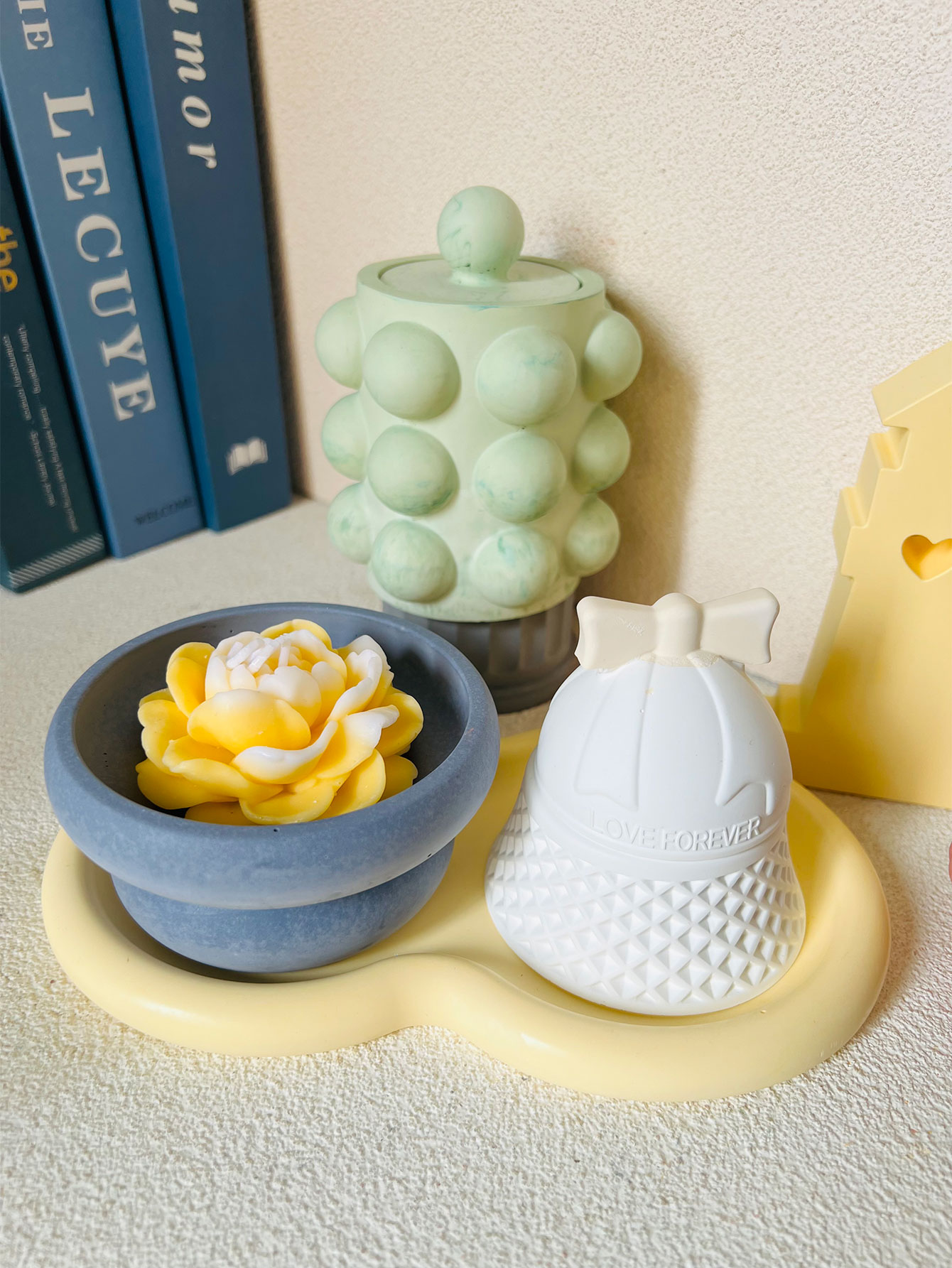 โถเทียนแบบมีฟองแม่พิมพ์คอนกรีต - Donut Mold Silicone บทวิจารณ์และราคา