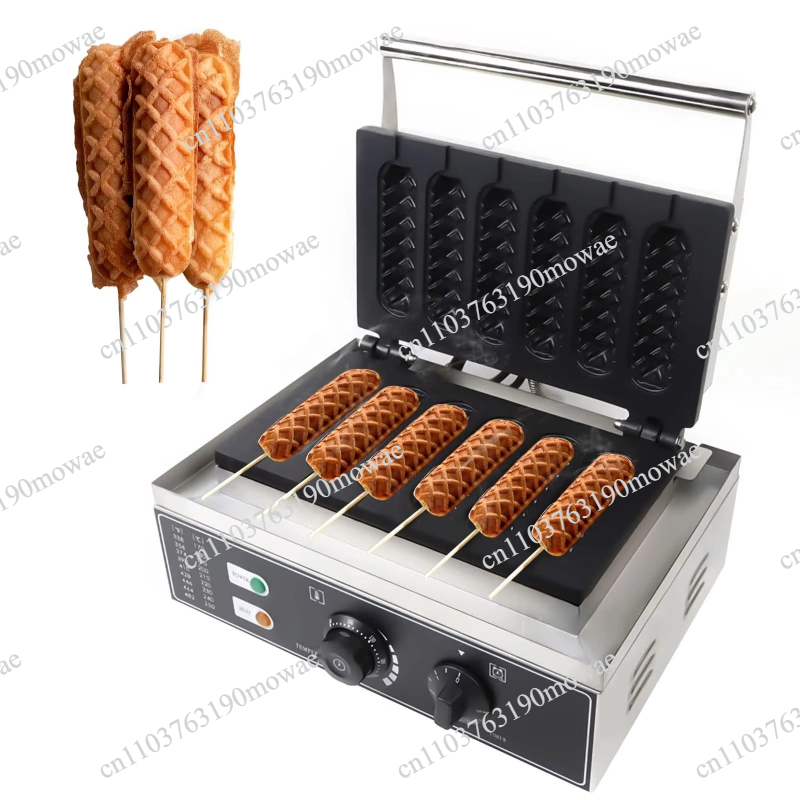 เครื่องทำวาฟเฟิลบาร์ 6 ชิ้น แบ - Corn Dog Stick บทวิจารณ์และราคา