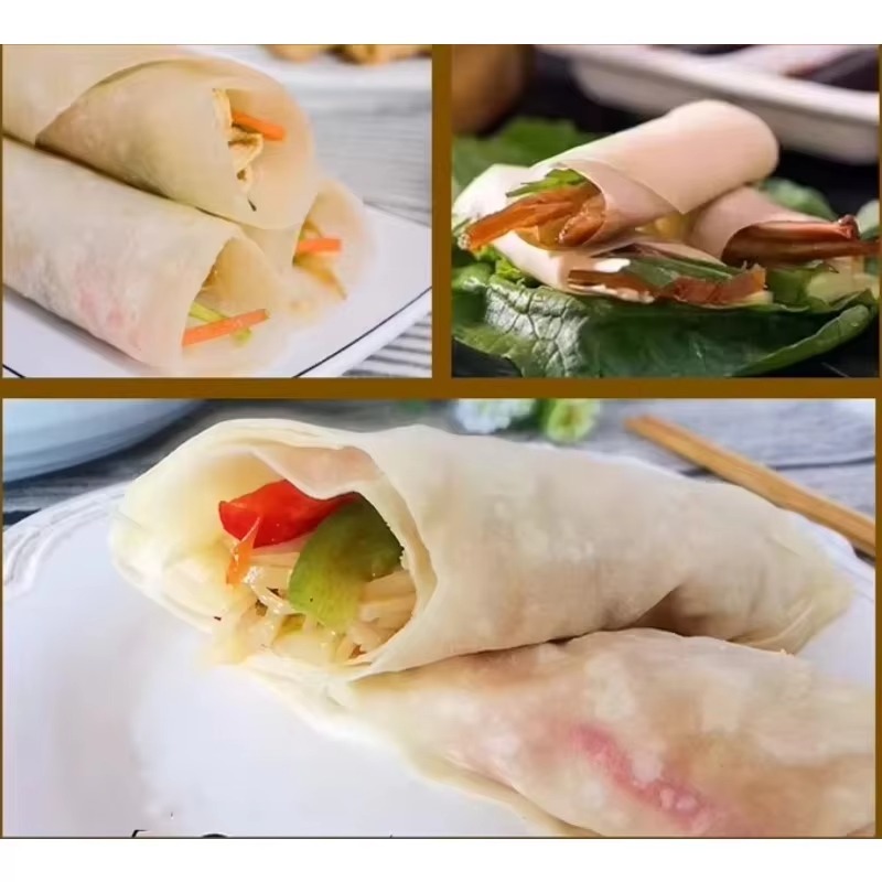 เครื่องจักรผลิตแผ่นแป้งพายอัตโ - Spring Roll Wrapper บทวิจารณ์และราคา