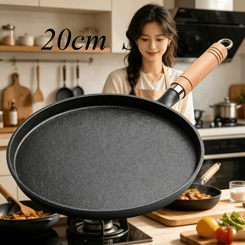 กระทะเหล็กหล่อขนาด 20 ซม. ด้าม - Cast Iron Corn บทวิจารณ์และราคา